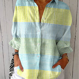 Stanislava | Pastel Grid Blouse