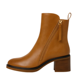 ESTERKA™ | LEATHER ANKLE BOOTS