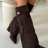 BOŽANKA | WOMEN'S LEATHER THIGH-HIGH BOOTS WITH BUCKLE