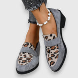 Denisa | Pohodlné Leopardí Pantofle