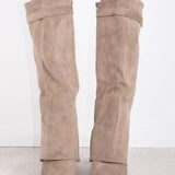 BOŽANKA | WOMEN'S LEATHER THIGH-HIGH BOOTS WITH BUCKLE