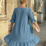 Lenka | Ruffle Day Dress