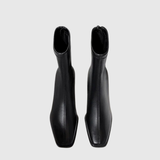 Františka | Square-Toe Warm Ankle Boots