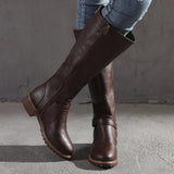 SAŠA | CLASSIC BUCKLE KNEE-HIGH BOOTS FOR WOMEN