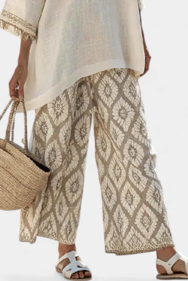 Andrea | Sophisticated Top & Casual Pants Set