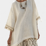Andrea | Sophisticated Top & Casual Pants Set