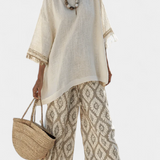 Andrea | Sophisticated Top & Casual Pants Set