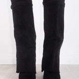 BOŽANKA | WOMEN'S LEATHER THIGH-HIGH BOOTS WITH BUCKLE