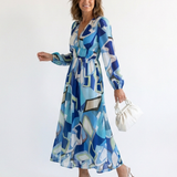 Anděla | Long Sleeve Floral Maxi Dress