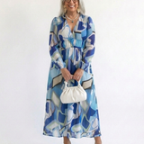 Anděla | Long Sleeve Floral Maxi Dress