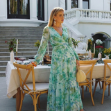 Anděla | Long Sleeve Floral Maxi Dress