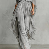 Selene | Elegantní plynoucí maxi šaty