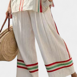 Tilda | Comfortable Boho Print Blouse & Loose-Fit Pants