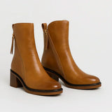 ESTERKA™ | LEATHER ANKLE BOOTS