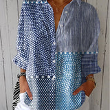 Šárka | Ocean Patchwork Blouse