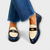 Karolína | Bicolor Elegantní Mokasíny